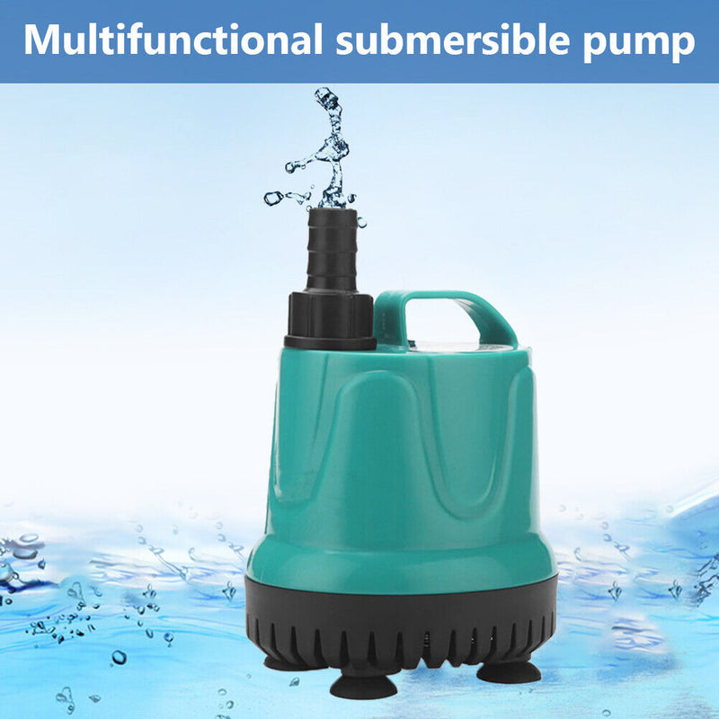 Fish Tank Submersible Pump Silent Filter Suction Feces Pump (EB A800 18W) Newly