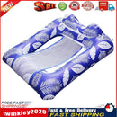 Summer Water Hammock Pool Beach Lounger Floating Sleeping Cushion (Blue) Newly