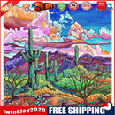 5D DIY Full Round Drill Cactus Diamond Painting Rhinestone Decoration Craft