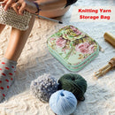 Nylon Yarn Storage Bag Crochet Thread Storage Case Sewing Kit Travel Organi
