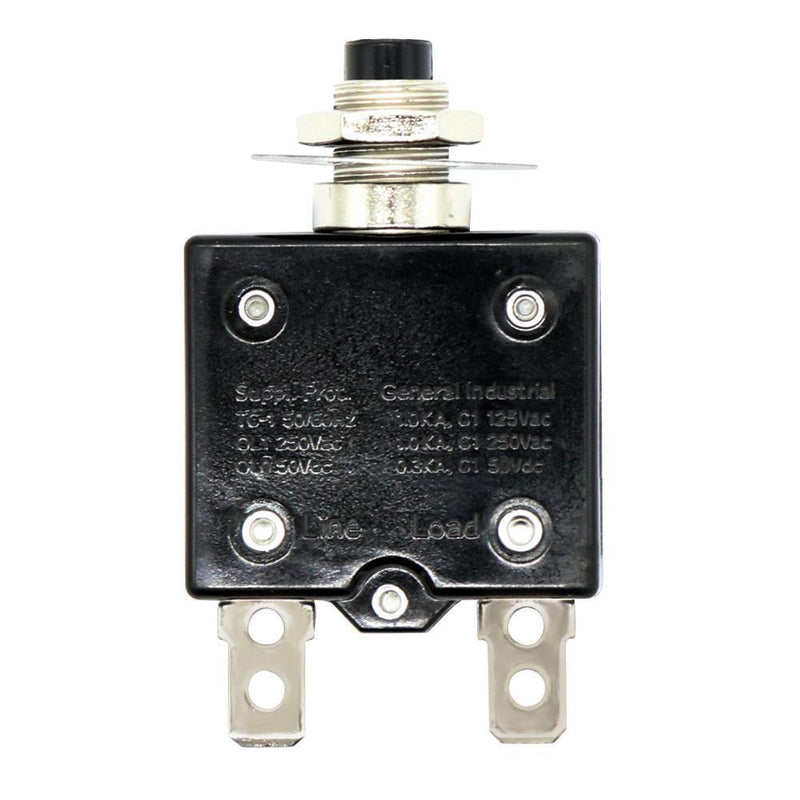 Manual Reset 125-250V AC 50V DC Push Button Thermal Circuit Breaker(8A)