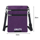 Waterproof Travel Shoulder Neck Bag Messenger Passport Holder (Purple) Newly