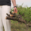 2x Nylon Fixing Strap Quick Release Outdoor Tent Cargo Luggage Belt (Khaki)