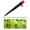 100x 360 Degrees Dripper Garden Irrigation Watering Sprinkler Nozzle (Red)