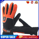 1 Pair Cycling Full Finger Fleece Gloves Anti-Freeze Gloves (Women Orange)