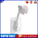 Adjustable Knob Suction Cup Shower Head Holder Sprinkler Head Rack (White)