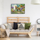 Frameless Painting By Numbers DIY Bicycle Hand Painted Canvas Oil Picture
