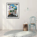 5D DIY Diamond Painting Flowers Partial Special Shape Drill Crafts Mosaic Dec