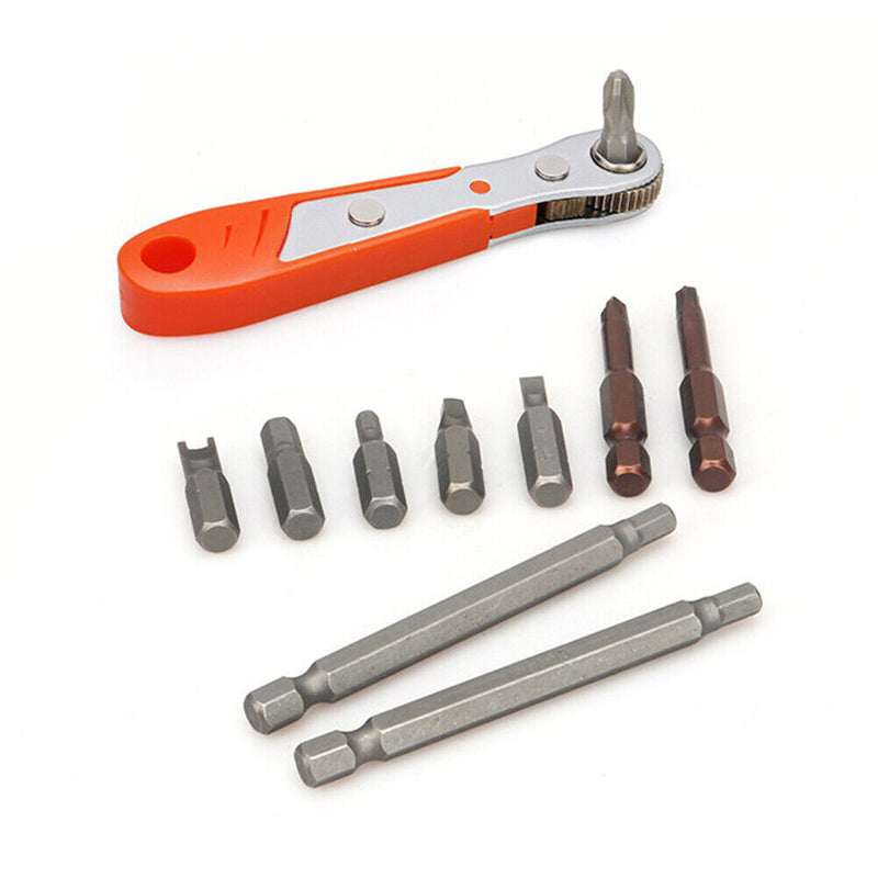 Hexagon Torx Ratchet Spanner Quick Release Socket Driver Allen Key Wrench Newly