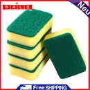 5pcs Cleaning Sponges Double Side Dishwashing Kitchen Household Cleaning Tools