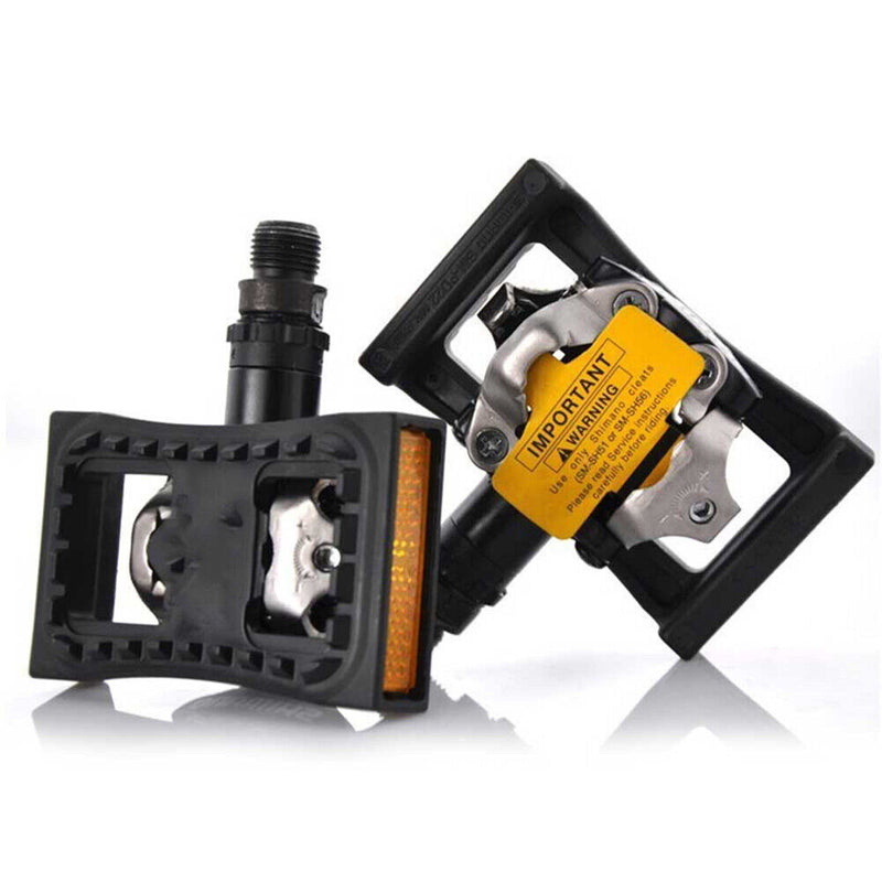 Bike Locking Pedal Cleats Flat Adapter Bicycle Flat Plate Conversion for M520