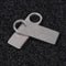 EDC Multi Tool Titanium Plate DIY Name Tag Anti-Lost Pet Keyring Pendant