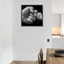 5D Diamond Painting Kit Father Kid Fist Full Round Drill Rhinestone DIY Wal