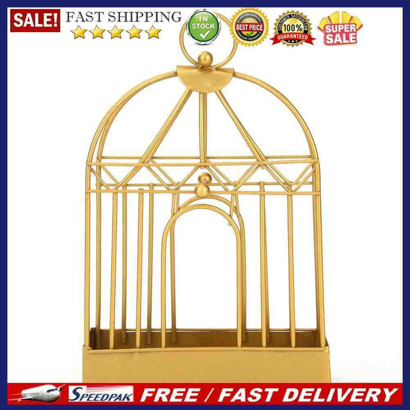 Retro Old Wrought-iron Golden Mosquito Coil Frame Portable Summer Home Decor