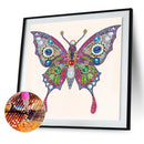 5D DIY Partial Special Shaped Diamond Painting Butterfly Poster Kit (UP266)