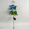 IP65 Waterproof Solar Powered 3 LED Rose Light Garden Ground Lamp (Blue) Newly