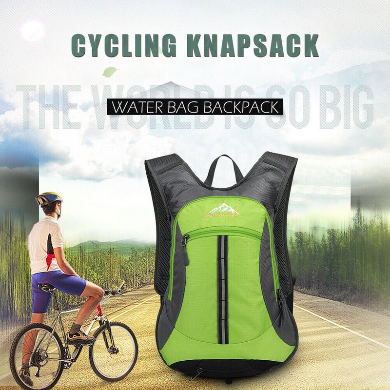 Cycling Water Bag Waterproof Running Hiking Outdoor Sport Backpack (Green) Newly