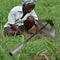 1* Steel Hardened Hollow Hoe Handheld Weeding Rake Planting Value W5U0 K2U3