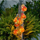 Outdoor Fall Decor Maple Leaves Fall Garland Lights String with 13.2FT 10 Bulbs