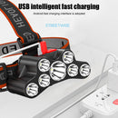 Portable Flashlight 800mAh Rechargeable LED Waterproof Camping Torch Head L