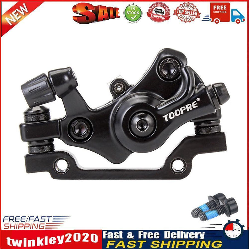 Bike Mechanic Disc Brake Caliper Brake Pad Rotors MTB Parts (Black Front) Newly