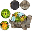 Tortoise Solar Lamp Outdoor Garden Ornaments Animals LED Decor Z5L8 Lamps F5T8