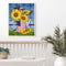 Sunflower Bird Oil Paint By Numbers Kits Canvas Picture DIY Home Decoration Gift