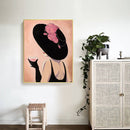 Modern Lady Drawing Frameless DIY Oil Paint by Numbers Canvas Home Decor