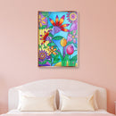 5D Rhinestone DIY Special Shaped Kit Colorful Flowers Diamond Painting