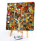 Oil Paint By Numbers Different Color Tree Frameless Picture Craft Kit for Home