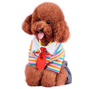 Cat Dog Collar Bow Tie Cotton Pet Formal Necktie for Wedding Party (Red L) Newly