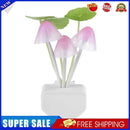 2XColorful LED Mushroom Night Light Luminous Lamp Sensor Baby Gift(EU Plug)