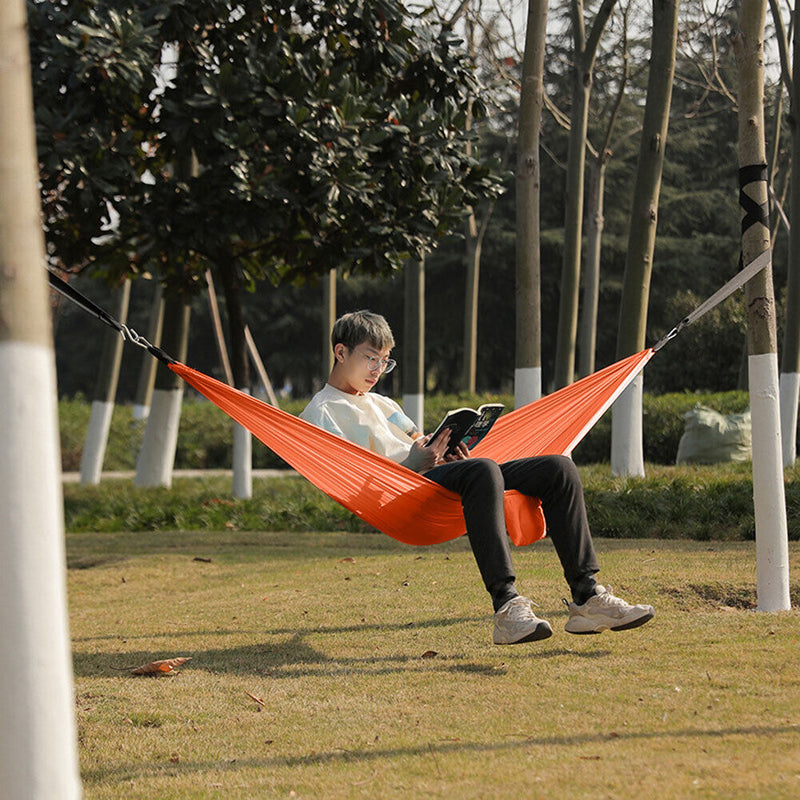 Outdoor Camping Hammock Sleeping Swing Garden Tree Hanging Bed w/ Rope (A) Newly