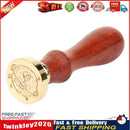 Retro Envelope Wax Seal Stamps Wooden Handle Sealing Wax DIY Crafts (K20) Newly