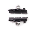 2X Road Bicycle Cycling Folding Bike V Brake Pads Holder Blocks (Black)
