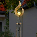 Outdoor Garden Decor LED Light Pendant Bell Wind Chimes Solar Wind Chime Lights