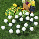 Solar Garden Lights 20 LED Mushroom Fairy String Lights Solar Mushroom Lamp
