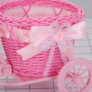 Gift Flower Baskets Home Storages Rattan Bicycle Design Storage Basket Bike