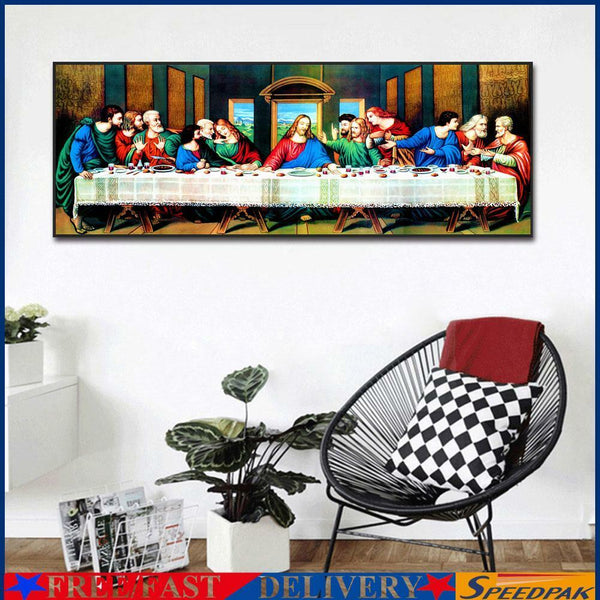 5D DIY Full Drill Diamond Painting The Last Supper Cross Stitch Embroidery #F