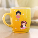 Girls Full Drills Round Diamond Painting Embroidery Double Side Stickers Cartoon