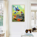 5D DIY Diamond Painting Kits Flying Animals Full Round Drill Wall Decor Craft