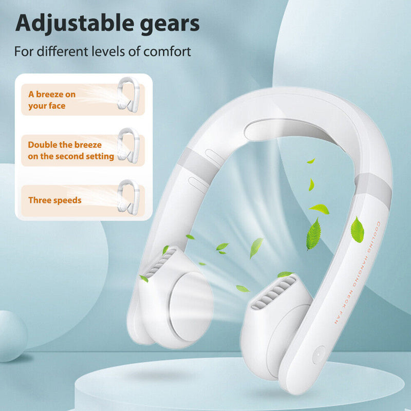 Bladeless Neck Rechargeable Mini Cooling Fans Outdoor Sports Ventilador Fans