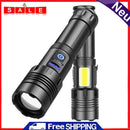 Outdoor USB Charging Waterproof Torch XHP70 COB Flash Light Camping Equipment