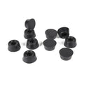 10pcs Rubber Bottom Support Pool Cue Tail Protective Sleeve Billiard Access