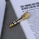 3.5mm Female to 6.5mm Male Headphone to Stereo Microphone Jack Adapter