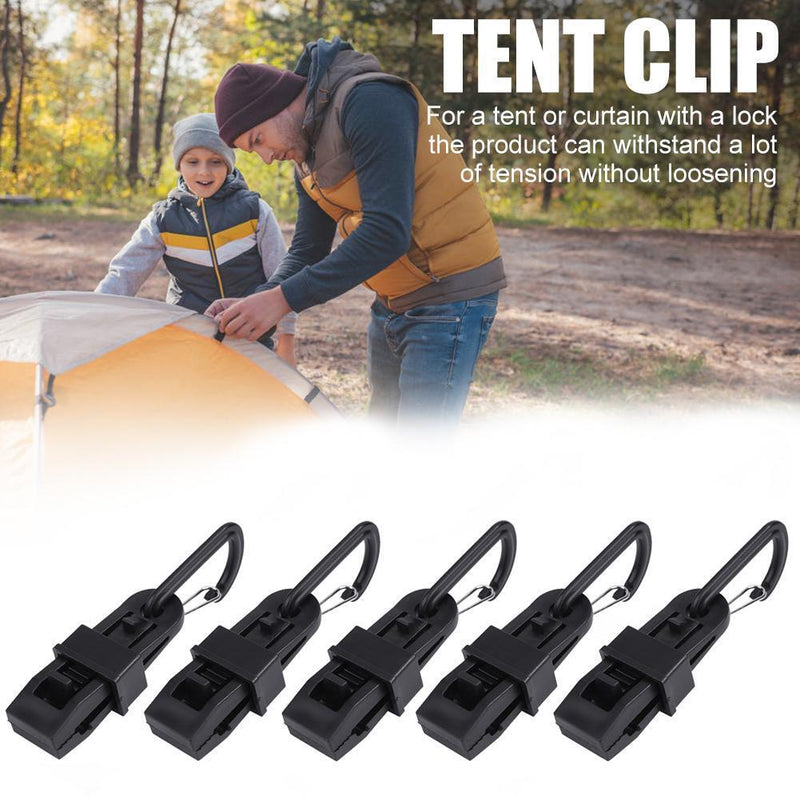 Tent Accessories Awning Wind Rope Clamp Outdoor Camping Traveling Plastic Clip