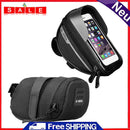 B-SOUL Bicycle Front Tube Frame Phone Bag Cycling Seat Tail Rear Saddle Pouch