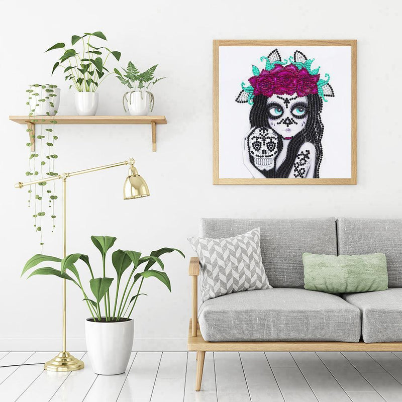 5D DIY Special-shaped Diamond Painting Cross Stitch Rhinestone Craft Home Decor