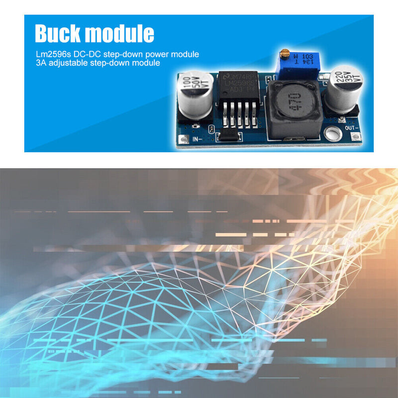 LM2596 Step Down Buck Converter 24V 12V 5V 3V Adjustable Buck Module Regulator