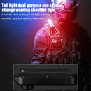 LED+COB+SMD MTB Bike Light USB Rechargeable Multifunction Warning Lamp (A) Newly